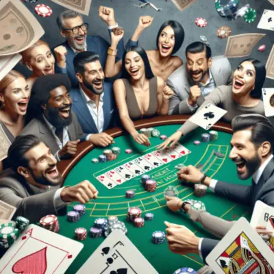 ilustrasi permainan Baccarat online